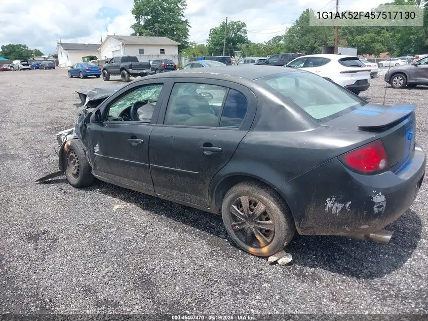 2005 Chevrolet Cobalt VIN: 1G1AK52F457517130 Lot: 45407470