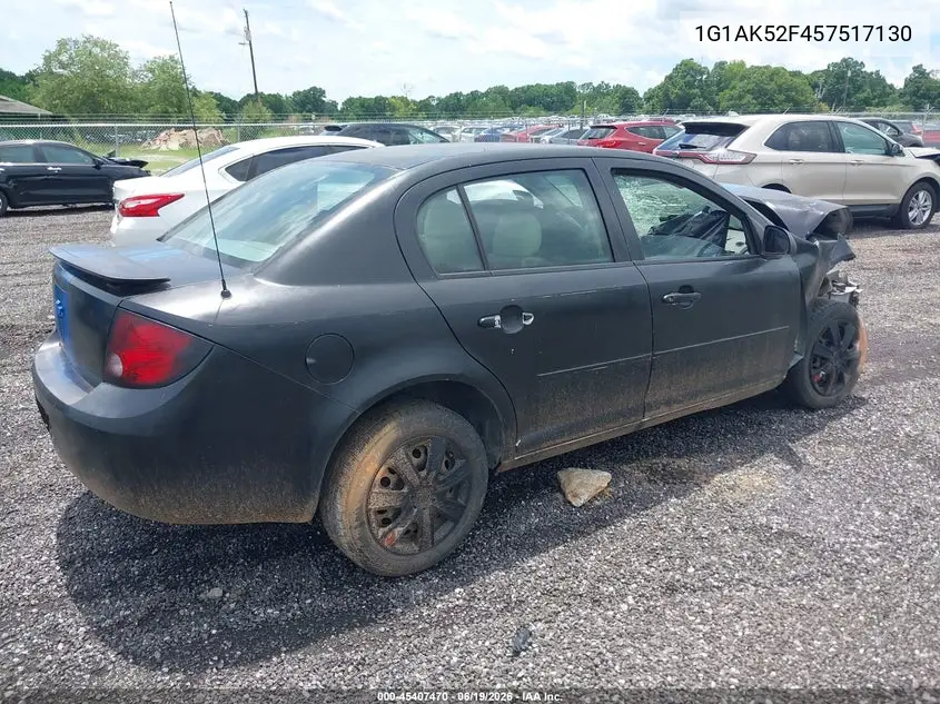 2005 Chevrolet Cobalt VIN: 1G1AK52F457517130 Lot: 45407470