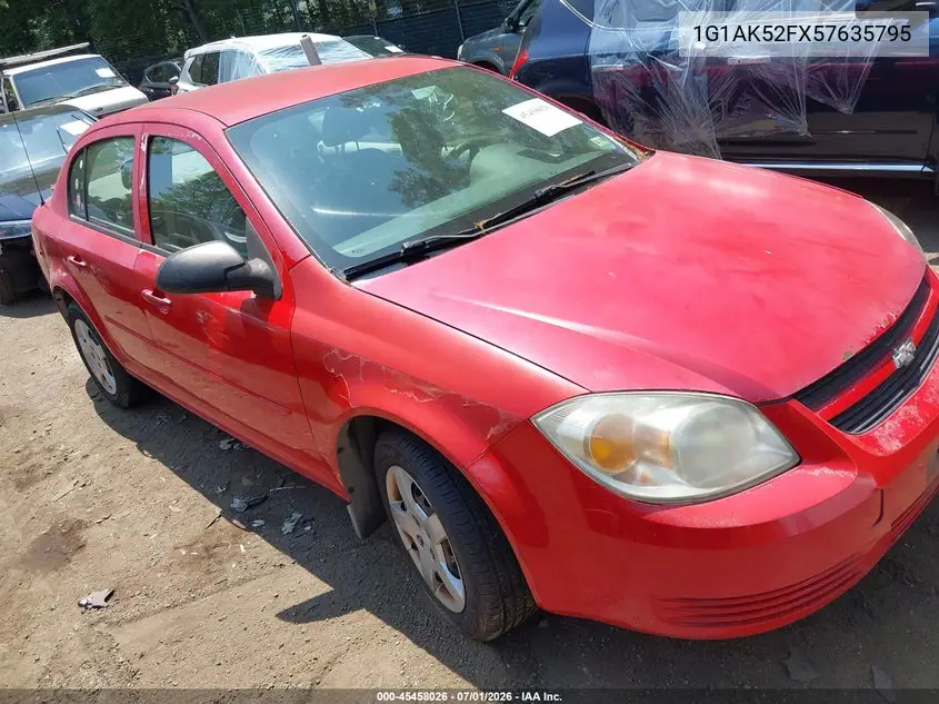 2005 Chevrolet Cobalt VIN: 1G1AK52FX57635795 Lot: 45458026