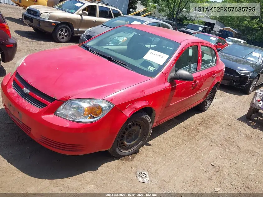 2005 Chevrolet Cobalt VIN: 1G1AK52FX57635795 Lot: 45458026