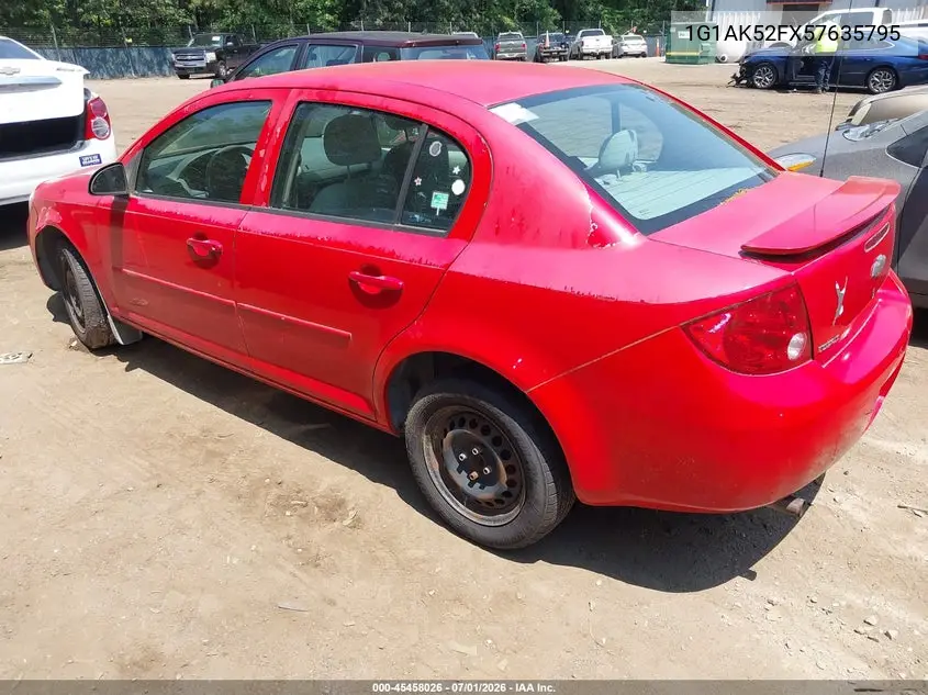 2005 Chevrolet Cobalt VIN: 1G1AK52FX57635795 Lot: 45458026