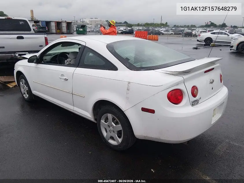 2005 Chevrolet Cobalt VIN: 1G1AK12F157648279 Lot: 45472407