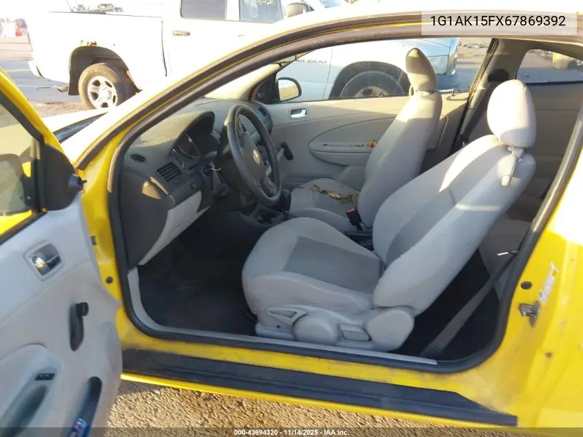 1G1AK15FX67869392 2006 Chevrolet Cobalt Ls