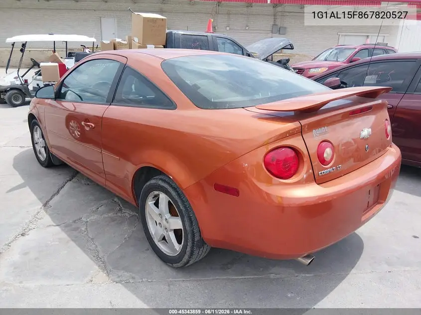 2006 Chevrolet Cobalt Lt VIN: 1G1AL15F867820527 Lot: 45343859