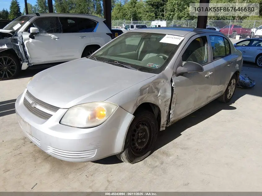 2006 Chevrolet Cobalt Ls VIN: 1G1AK55F867646680 Lot: 45343994