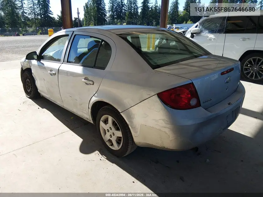 2006 Chevrolet Cobalt Ls VIN: 1G1AK55F867646680 Lot: 45343994