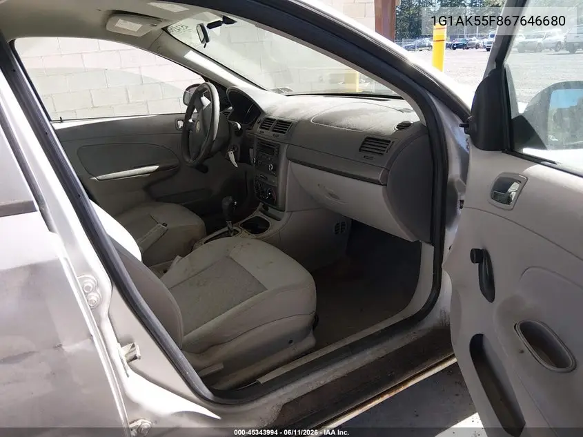 2006 Chevrolet Cobalt Ls VIN: 1G1AK55F867646680 Lot: 45343994