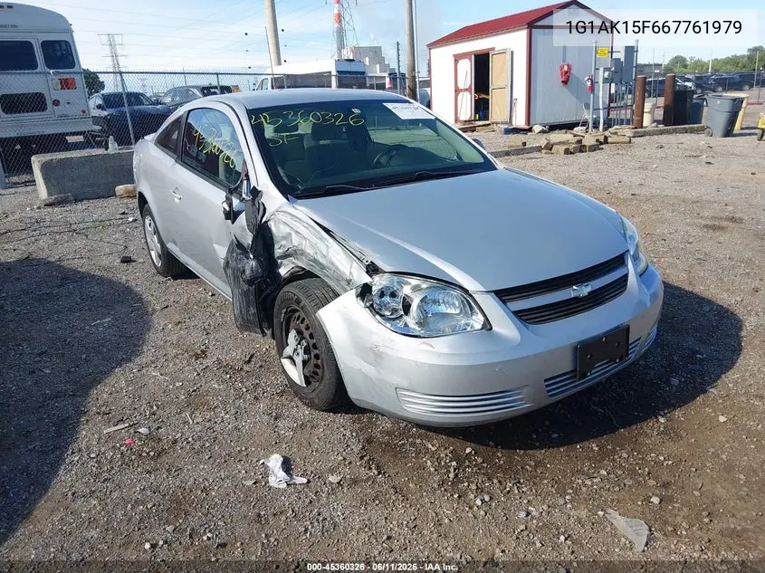2006 Chevrolet Cobalt Ls VIN: 1G1AK15F667761979 Lot: 45360326
