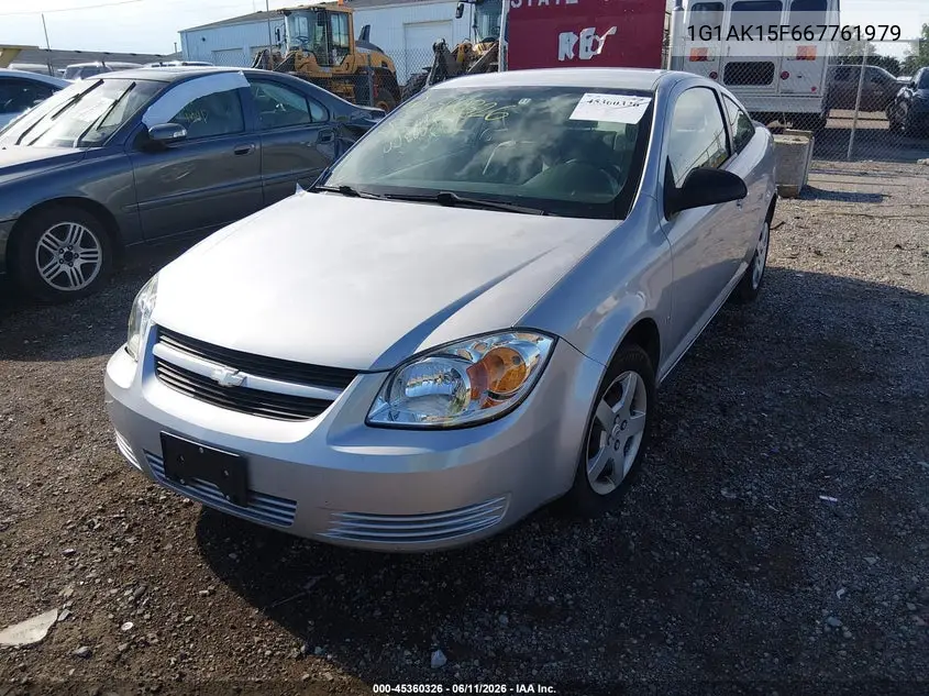 2006 Chevrolet Cobalt Ls VIN: 1G1AK15F667761979 Lot: 45360326