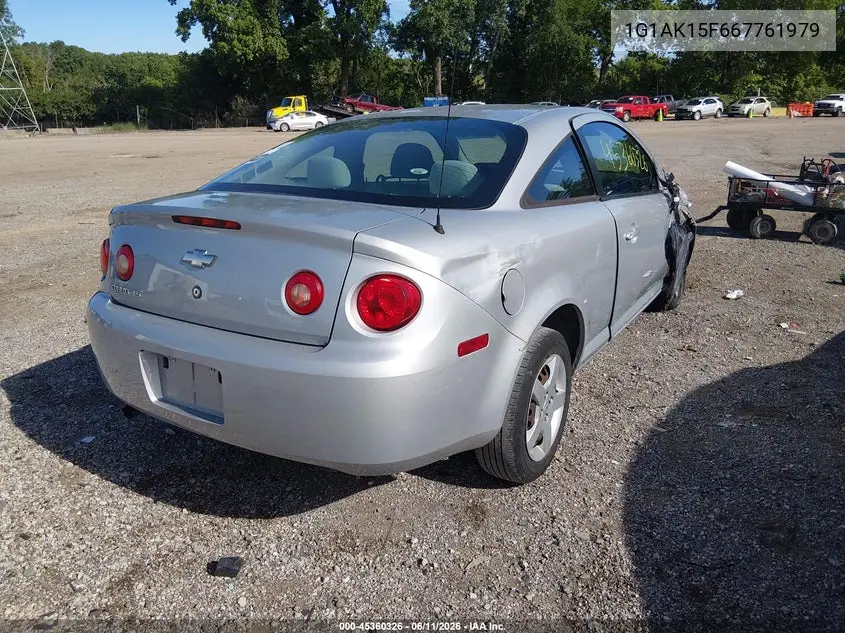 2006 Chevrolet Cobalt Ls VIN: 1G1AK15F667761979 Lot: 45360326
