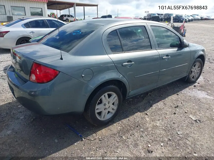 1G1AL55FX67698843 2006 Chevrolet Cobalt Lt