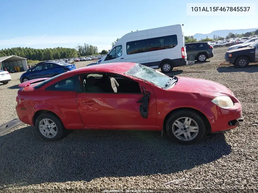 2006 Chevrolet Cobalt Lt VIN: 1G1AL15F467845537 Lot: 45398971