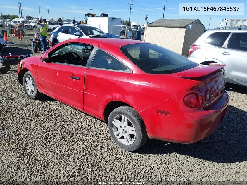 2006 Chevrolet Cobalt Lt VIN: 1G1AL15F467845537 Lot: 45398971
