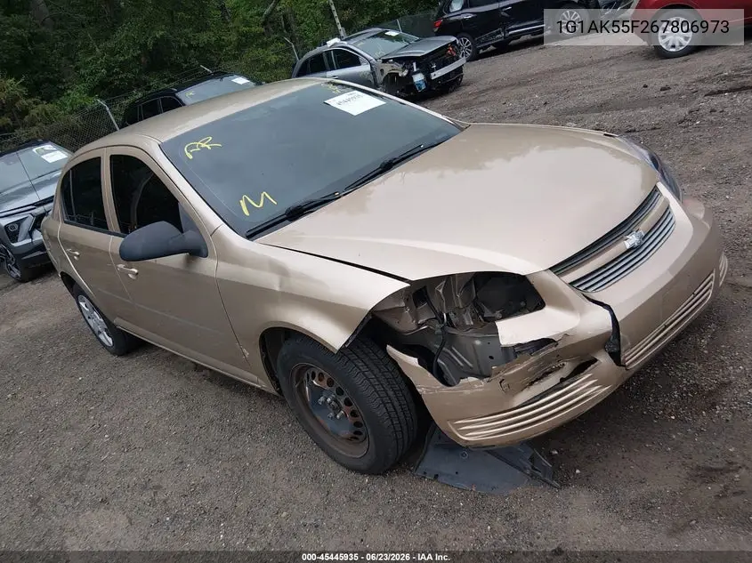 2006 Chevrolet Cobalt Ls VIN: 1G1AK55F267806973 Lot: 45445935