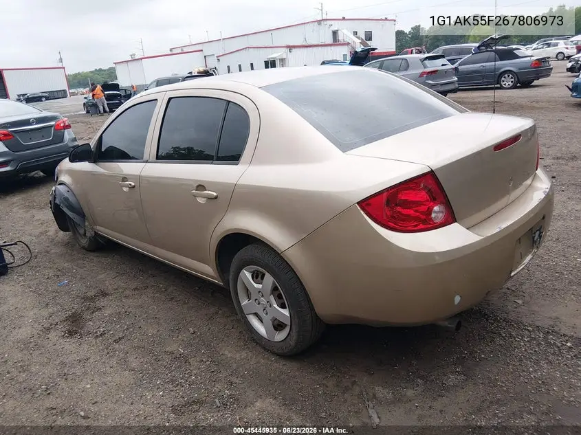 2006 Chevrolet Cobalt Ls VIN: 1G1AK55F267806973 Lot: 45445935