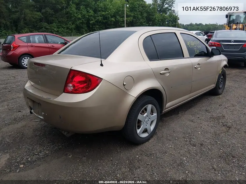 2006 Chevrolet Cobalt Ls VIN: 1G1AK55F267806973 Lot: 45445935