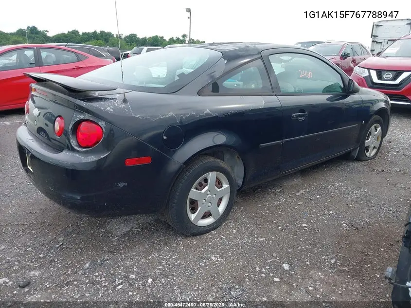 2006 Chevrolet Cobalt Ls VIN: 1G1AK15F767788947 Lot: 45472460