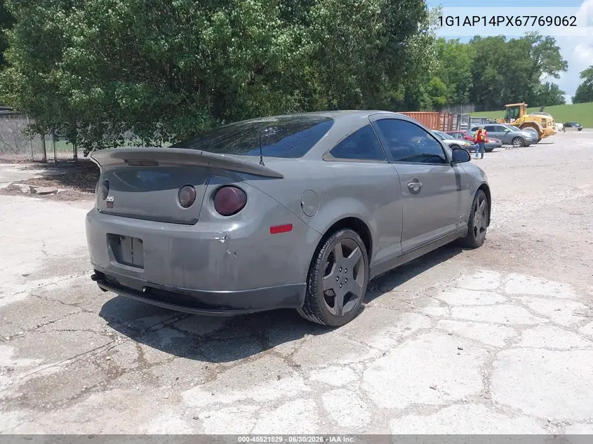 2006 Chevrolet Cobalt Ss Supercharged VIN: 1G1AP14PX67769062 Lot: 45521529