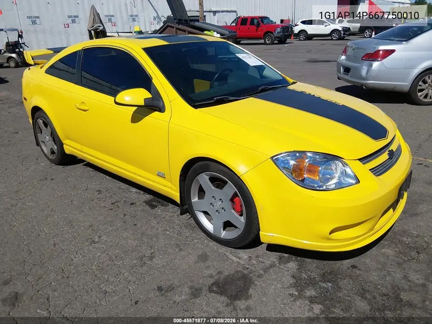 2006 Chevrolet Cobalt Ss Supercharged VIN: 1G1AP14P667750010 Lot: 45571877
