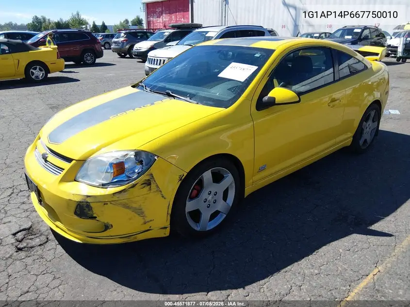 2006 Chevrolet Cobalt Ss Supercharged VIN: 1G1AP14P667750010 Lot: 45571877