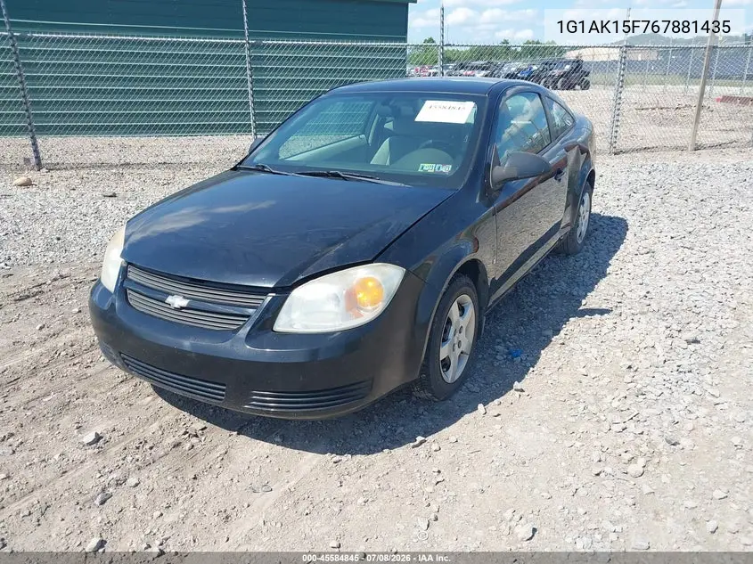 2006 Chevrolet Cobalt Ls VIN: 1G1AK15F767881435 Lot: 45584845