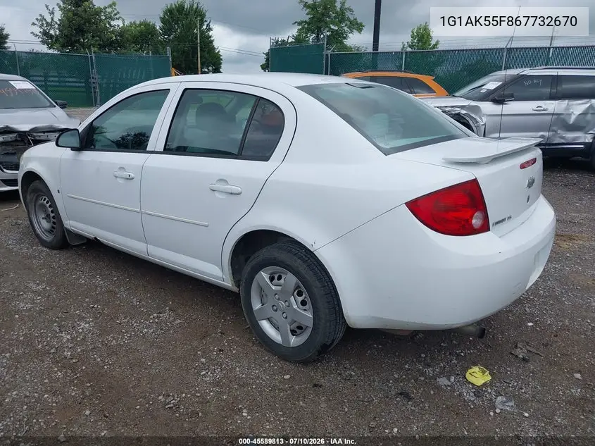 2006 Chevrolet Cobalt Ls VIN: 1G1AK55F867732670 Lot: 45589813