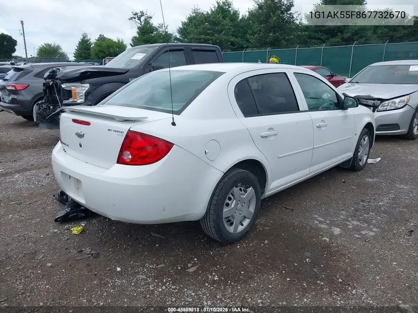 2006 Chevrolet Cobalt Ls VIN: 1G1AK55F867732670 Lot: 45589813
