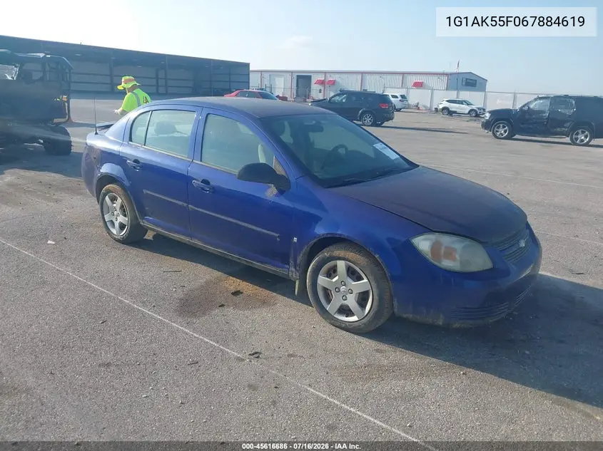 1G1AK55F067884619 2006 Chevrolet Cobalt Ls
