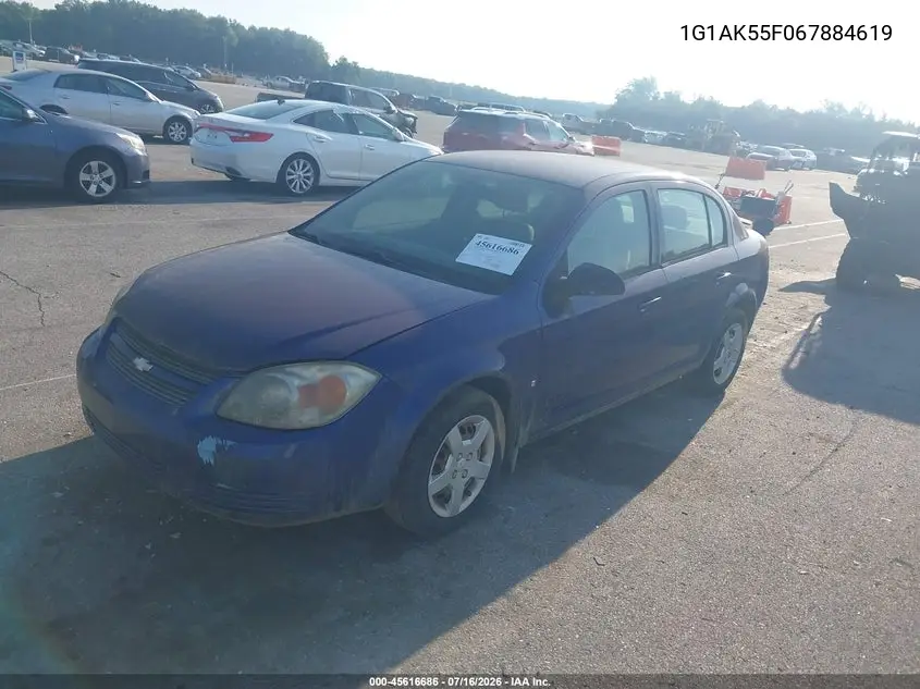 1G1AK55F067884619 2006 Chevrolet Cobalt Ls
