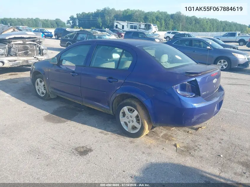 1G1AK55F067884619 2006 Chevrolet Cobalt Ls