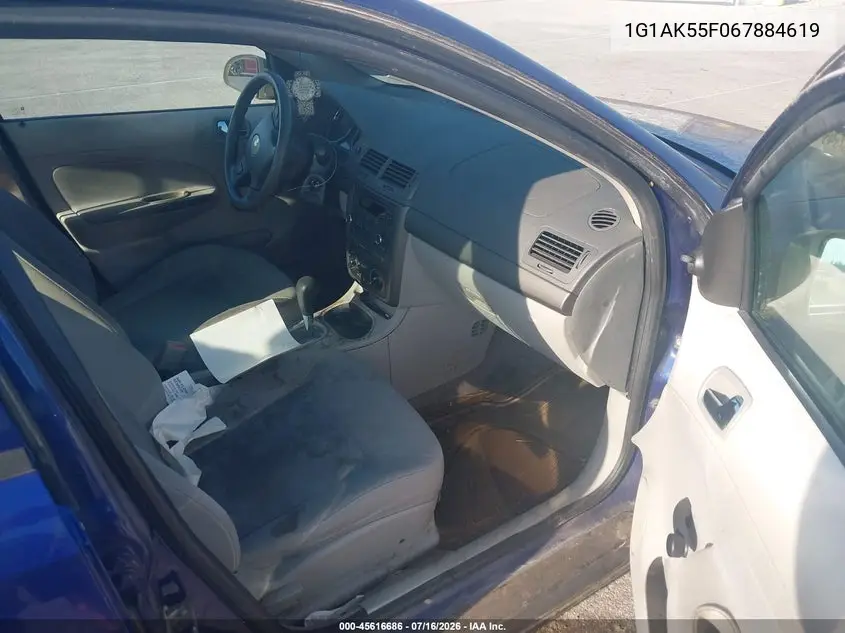 1G1AK55F067884619 2006 Chevrolet Cobalt Ls