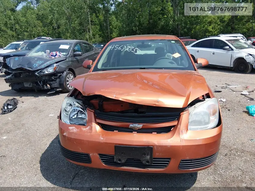 2006 Chevrolet Cobalt Lt VIN: 1G1AL58F767698777 Lot: 45637855
