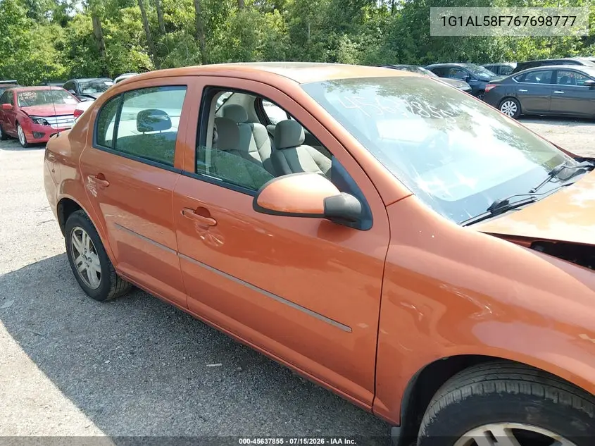 2006 Chevrolet Cobalt Lt VIN: 1G1AL58F767698777 Lot: 45637855