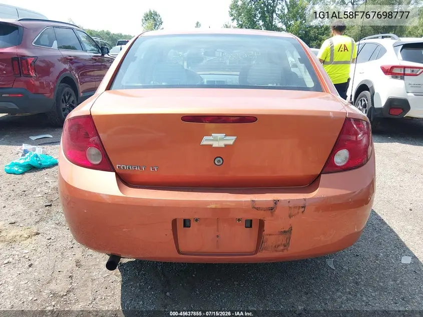 2006 Chevrolet Cobalt Lt VIN: 1G1AL58F767698777 Lot: 45637855