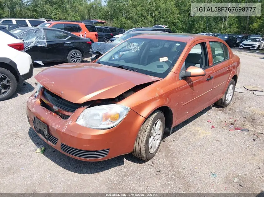 2006 Chevrolet Cobalt Lt VIN: 1G1AL58F767698777 Lot: 45637855