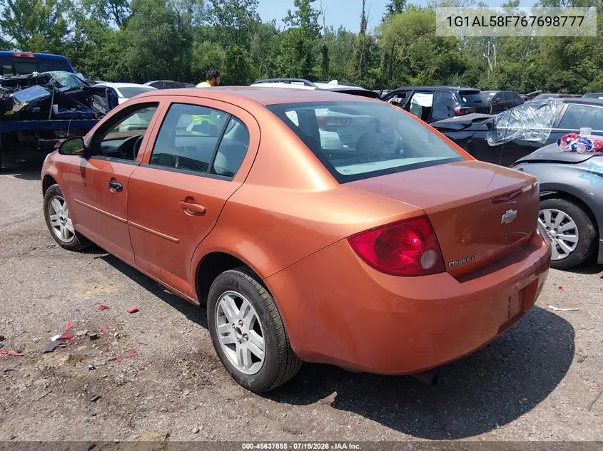 2006 Chevrolet Cobalt Lt VIN: 1G1AL58F767698777 Lot: 45637855