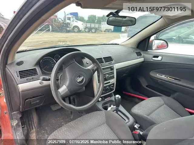 2007 Chevrolet Cobalt Ls VIN: 1G1AL15F977301195 Lot: 20267989