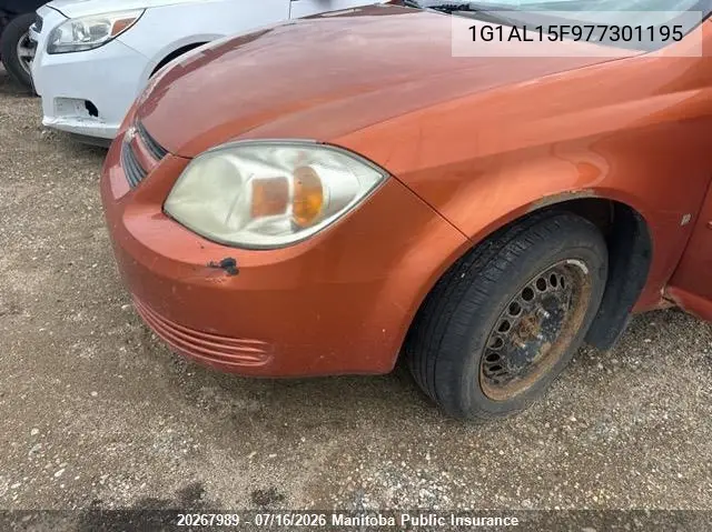 2007 Chevrolet Cobalt Ls VIN: 1G1AL15F977301195 Lot: 20267989