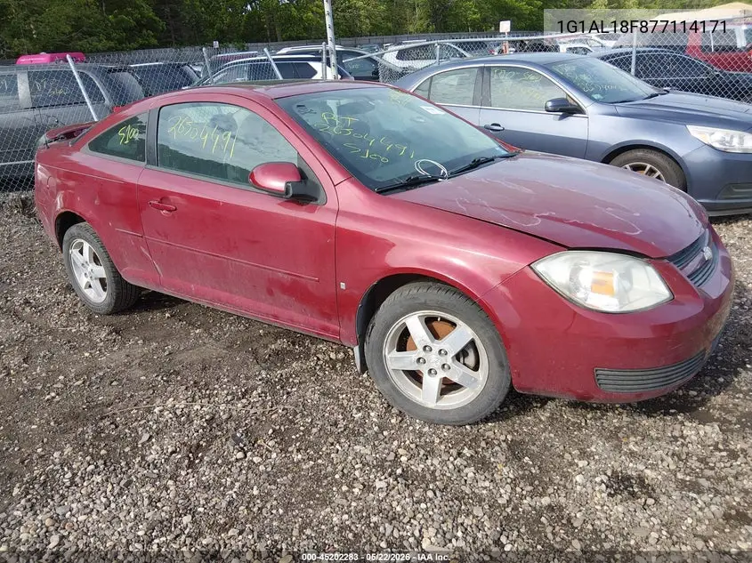 2007 Chevrolet Cobalt Lt VIN: 1G1AL18F877114171 Lot: 45202283