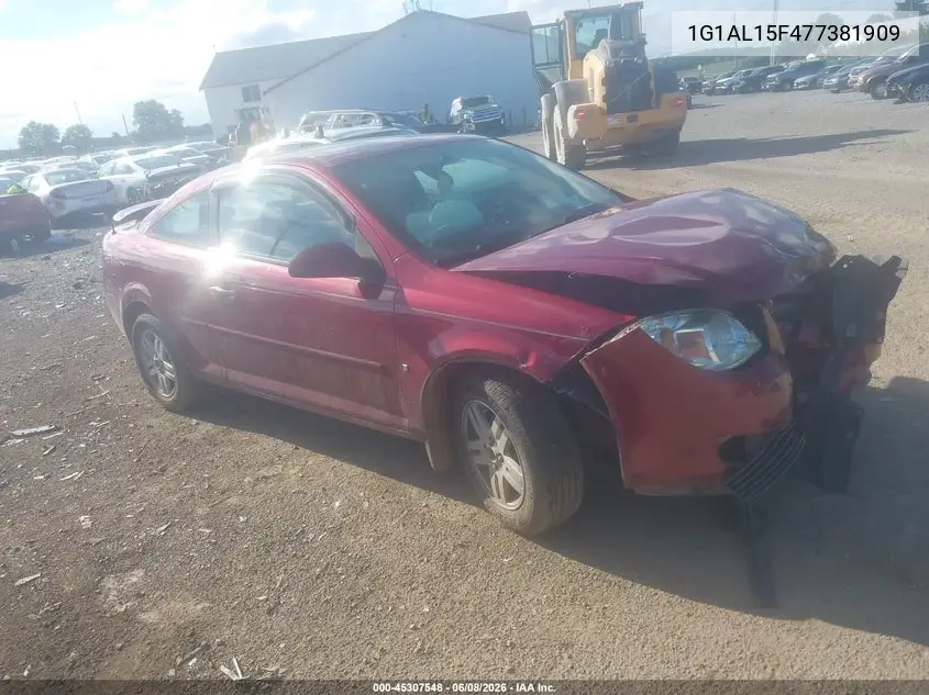 2007 Chevrolet Cobalt Lt VIN: 1G1AL15F477381909 Lot: 45307548