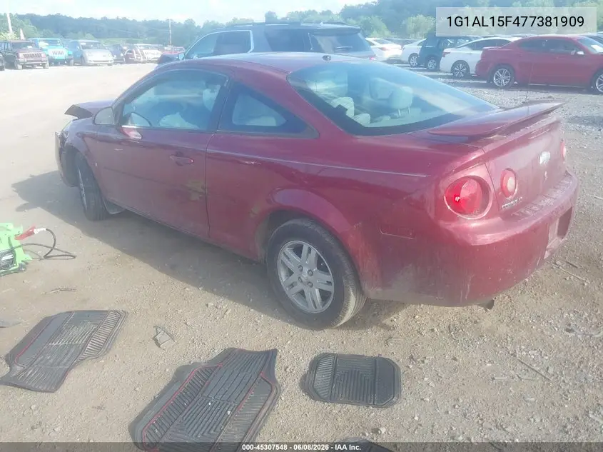 2007 Chevrolet Cobalt Lt VIN: 1G1AL15F477381909 Lot: 45307548