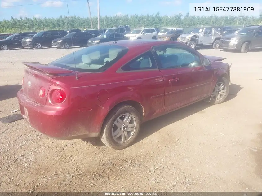 2007 Chevrolet Cobalt Lt VIN: 1G1AL15F477381909 Lot: 45307548