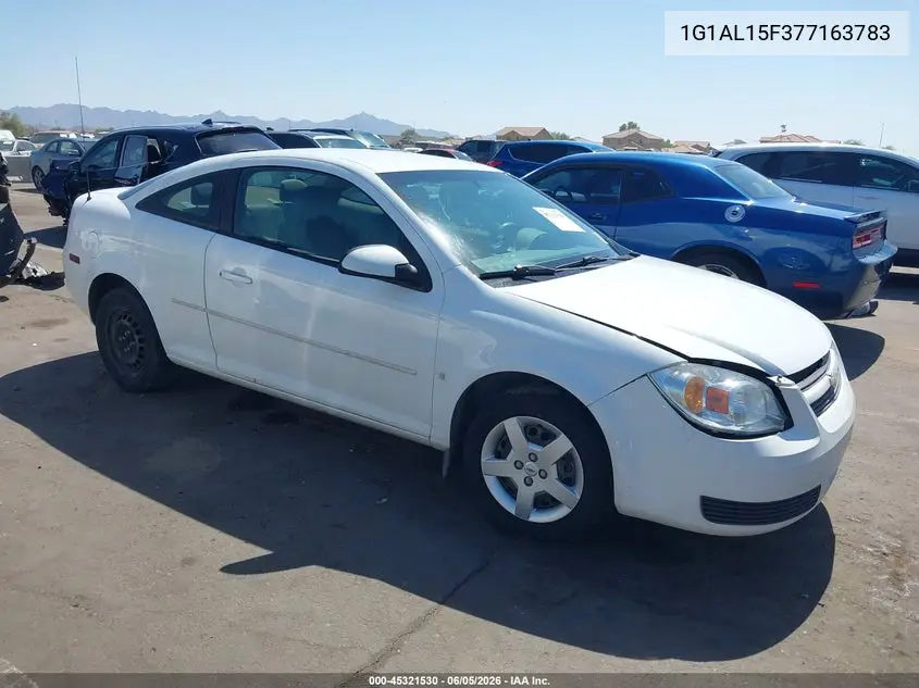 2007 Chevrolet Cobalt Lt VIN: 1G1AL15F377163783 Lot: 45321530