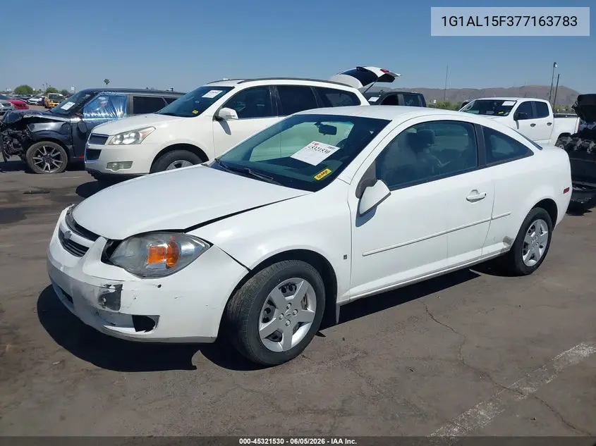 2007 Chevrolet Cobalt Lt VIN: 1G1AL15F377163783 Lot: 45321530