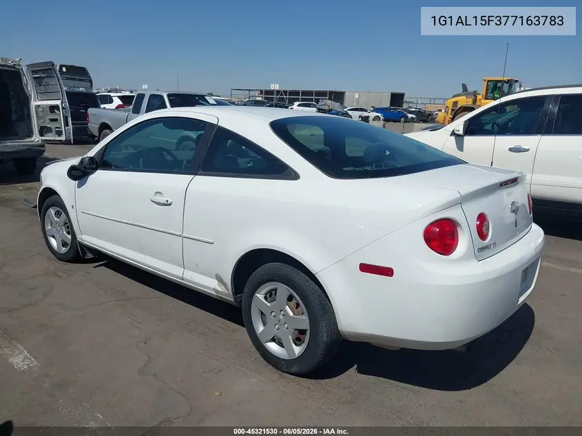 2007 Chevrolet Cobalt Lt VIN: 1G1AL15F377163783 Lot: 45321530