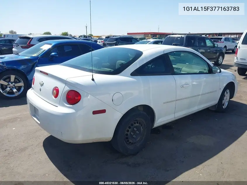 2007 Chevrolet Cobalt Lt VIN: 1G1AL15F377163783 Lot: 45321530