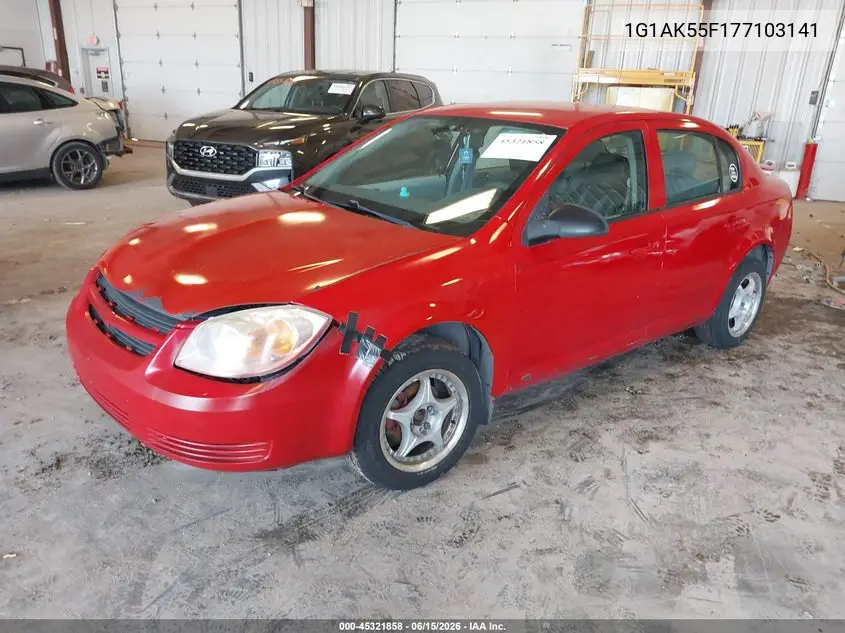 2007 Chevrolet Cobalt Ls VIN: 1G1AK55F177103141 Lot: 45321858
