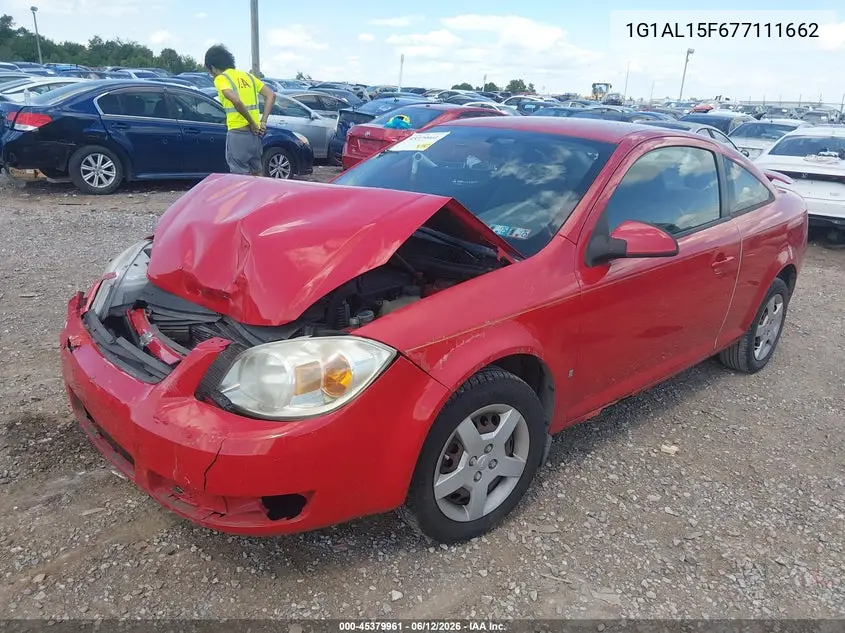 2007 Chevrolet Cobalt Lt VIN: 1G1AL15F677111662 Lot: 45379961