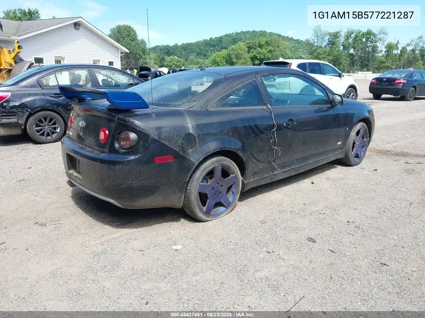 2007 Chevrolet Cobalt Ss VIN: 1G1AM15B577221287 Lot: 45427491