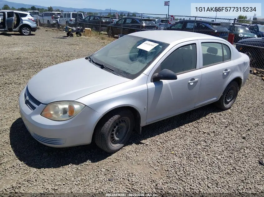 2007 Chevrolet Cobalt Ls VIN: 1G1AK55F577315234 Lot: 45436593